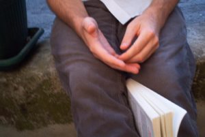 A book and my hands