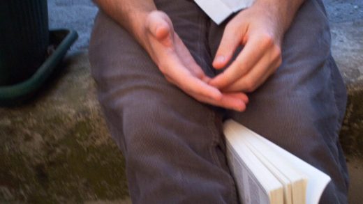 A book and my hands
