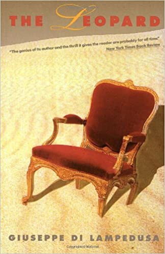 Cover of the Pantheon edition of the translation of Lampedusa's Il Gattopardo.