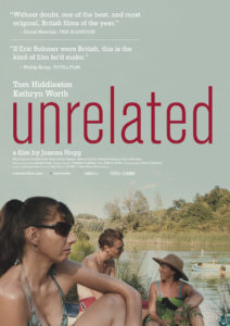 Poster promoting the film "Unrelated" by British director Joanna Hogg.