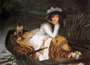 Tissot, Young Lady in a Boat