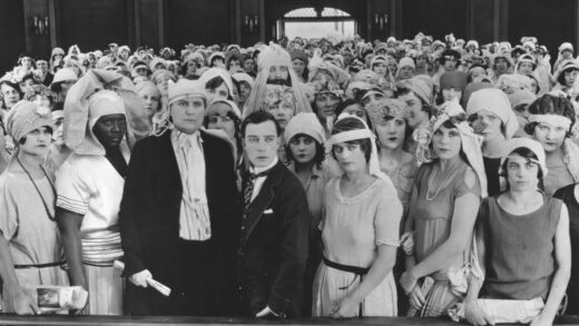 Still from Seven Chances (1925), Buster Keaton film on the dangers of wedlock