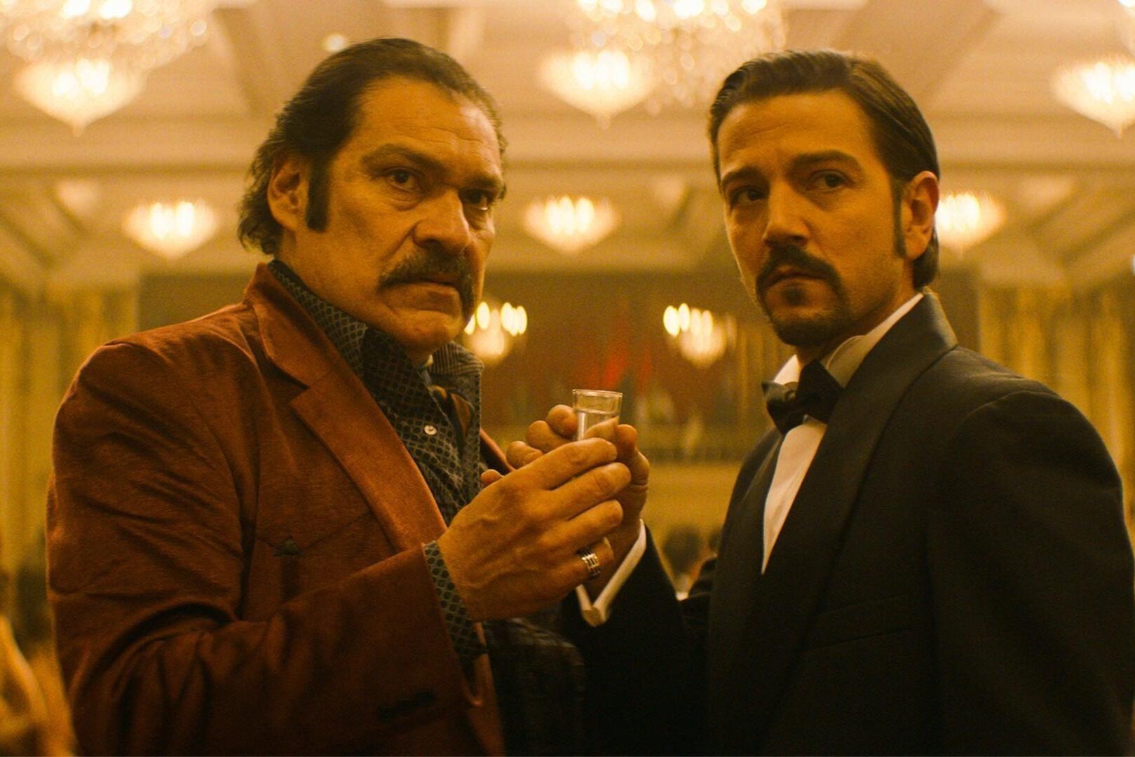 Diego Luna and Joaquín Casio in Narcos: Mexico (2018–), yet another story about drug lords