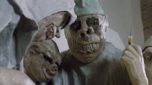 Still from the 1981 David Cronenberg film Scanners