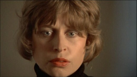 Close-up still from The Plumber