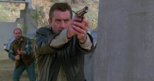 Robert DeNiro in a realism lite scene from Midnight Run (1988)