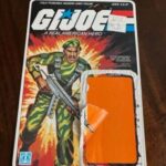 The illustrated cardboard packaging for Stalker, an action figure part of G.I.Joe: A Real American Hero series