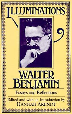 Cover of the Schocken edition of "Illuminations," a collection of essays from Walter Benjamin edited by Hannah Arendt