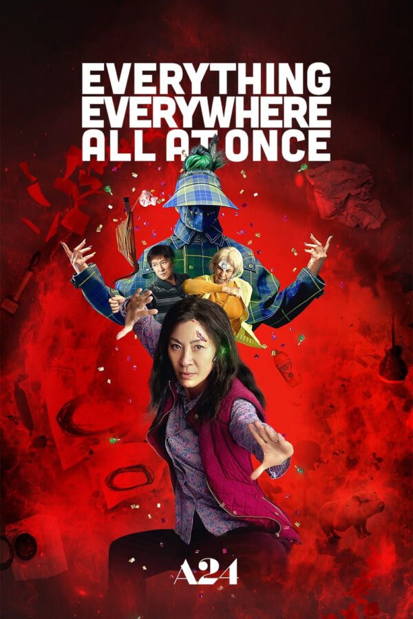 Poster for the 2022 Oscar Award winning film Everything Everywhere All at Once