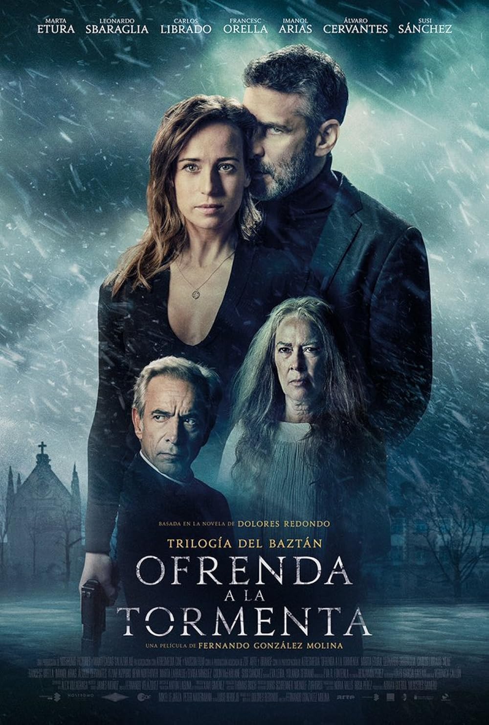 Original Spanish poster for the 2020 Ofrenda Tormenta film