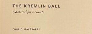 Detail of the title page of Curzio Malaparte's The Kremlin Ball