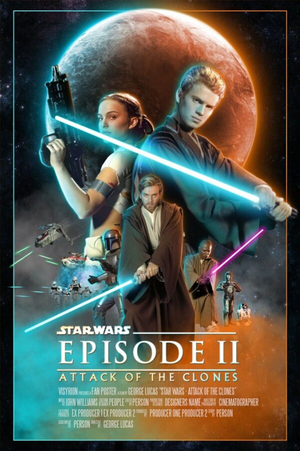 star wars attack clones 2001 poster Fearful February 2025: Reading, Viewing
