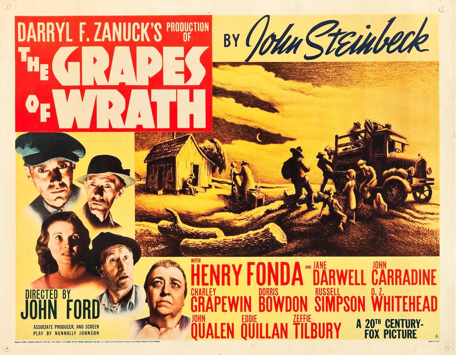 grapes wrath 1940 poster 2 1 March 2025: Reading, Viewing