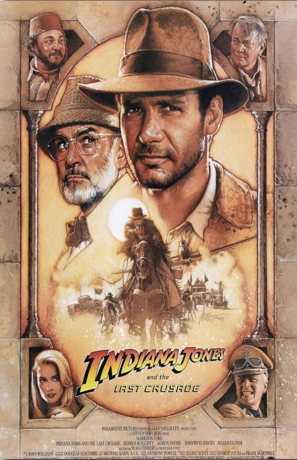 indiana jones last crusade 1991 poster March 2025: Reading, Viewing
