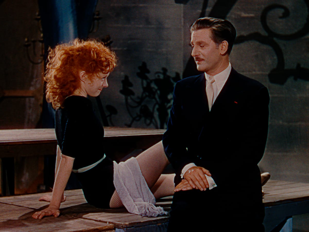 Still from the Powell and Pressburger 1948 film "The Red Shoes" with Moira Shearer and Anton Walbrook
