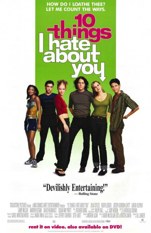 10 things i hate about you 1999 poster Hazy July & August 2025 Consumption