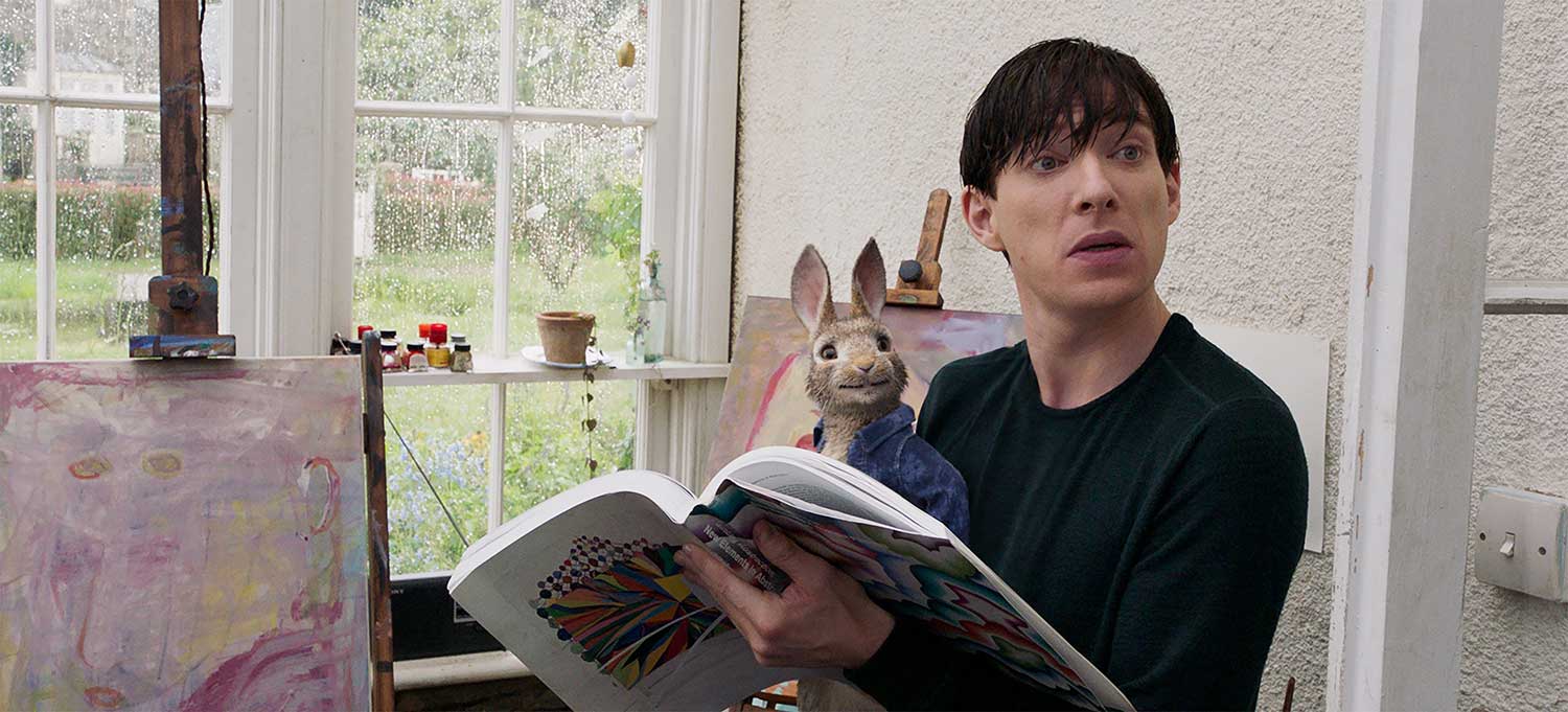 Domhnall Gleeson in the 2018 film "Peter Rabbit"