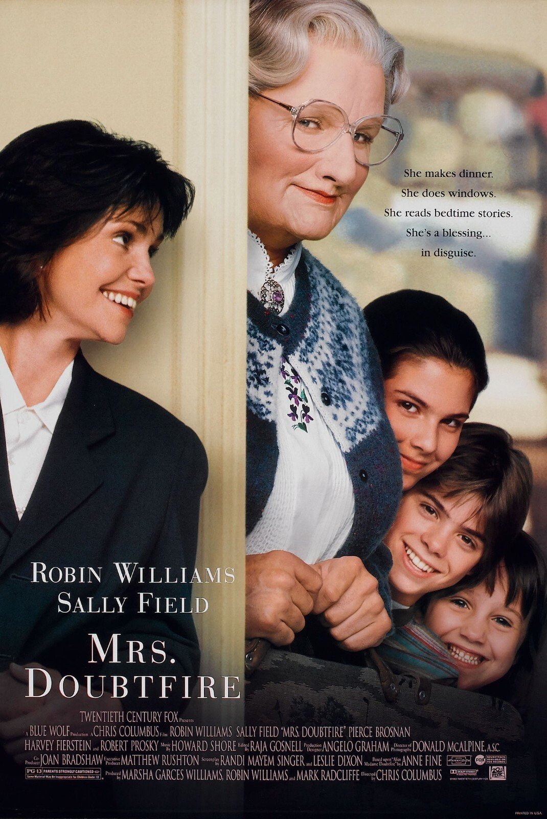 mrs doubtfire 1993 poster 1 Janissary January 2026 Consumption