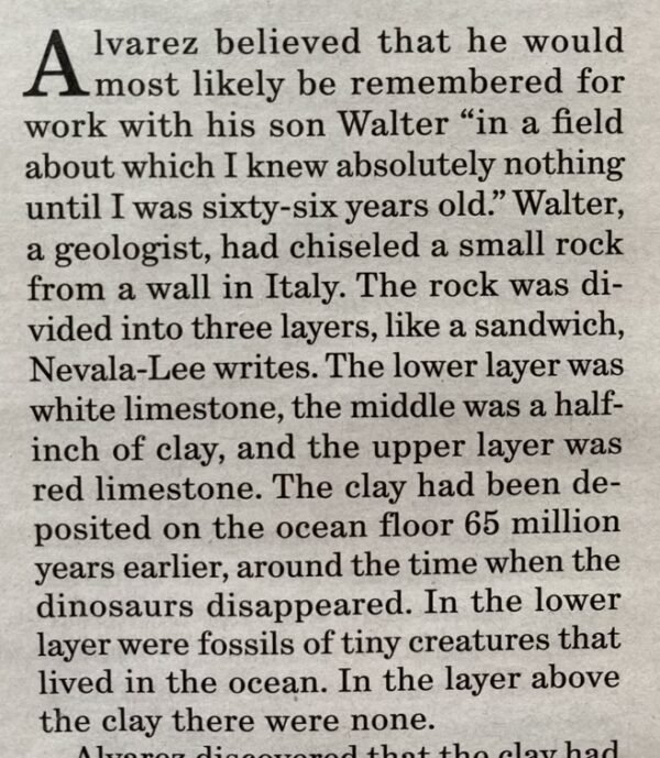 nyrb luis alvarez bio geology 1 Febrifugal February 2026 Consumption