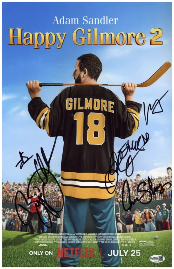 Happy Gilmore 2 Cast Signed 11x17 Photo Bryson DeChambeau Autographed JSA COA 1024x1024 Aspiring April Consumption 2026