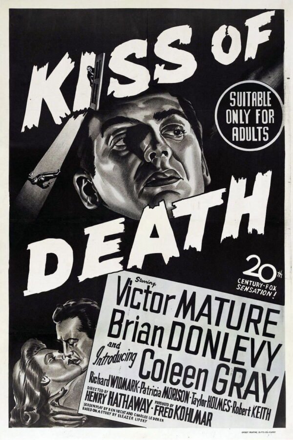 kiss of death 1947 poster Malicious May 2026 Consumption