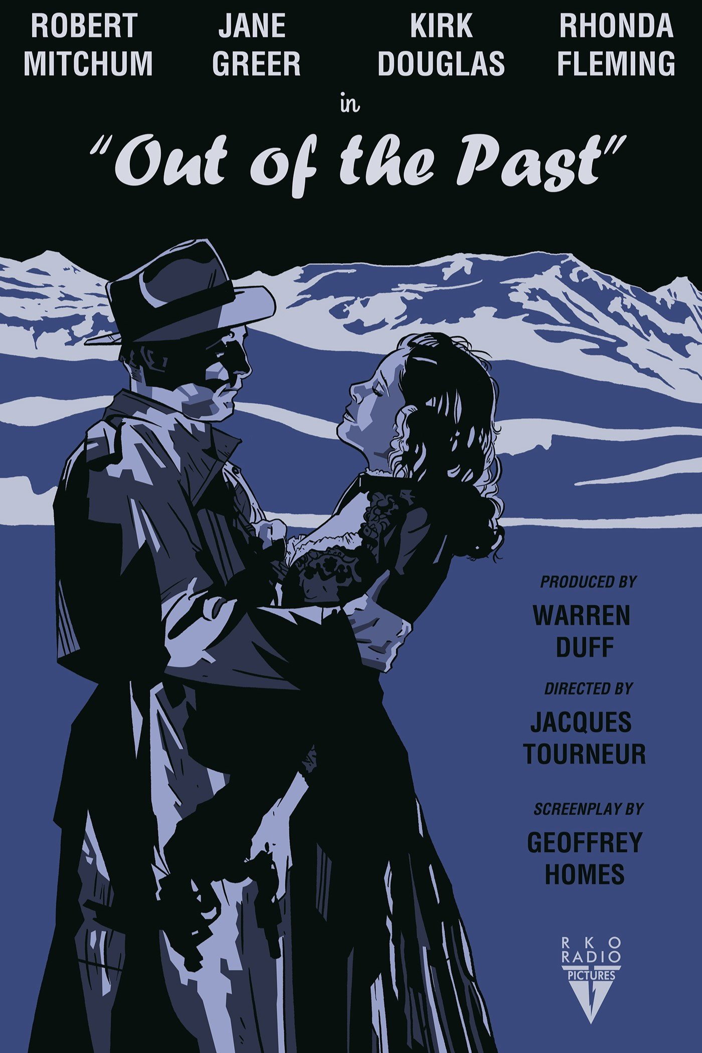 out of the past 1947 poster Malicious May 2026 Consumption